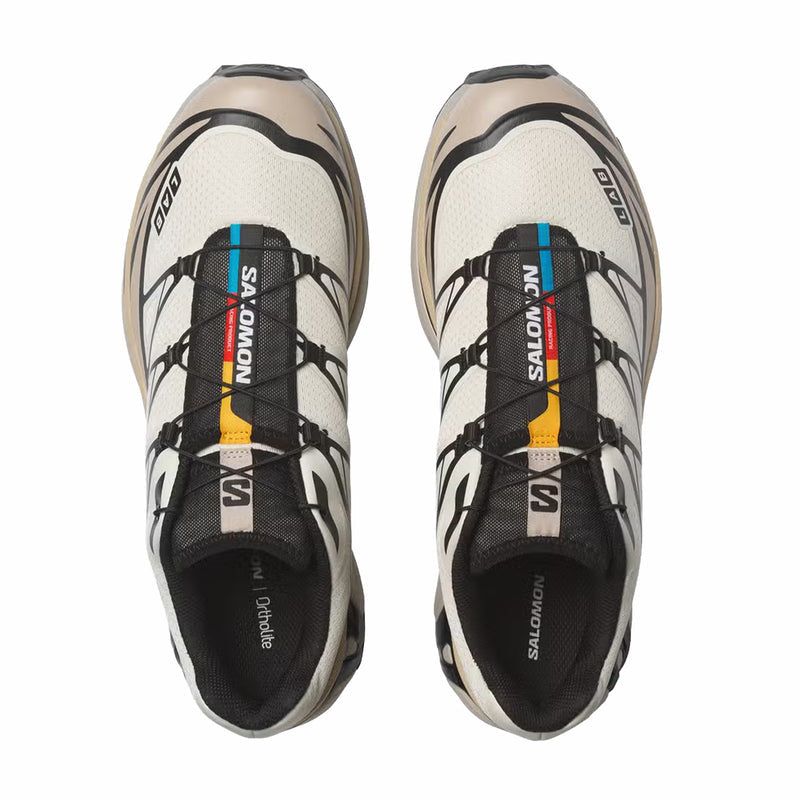 Salomon Unisex XT-6 (Vanilla Ice/Black/Silver Cloud)