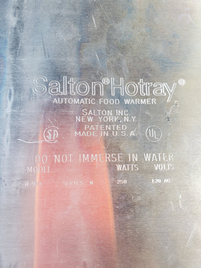 Salton Hot Tray Food Warmer WORKS (B)