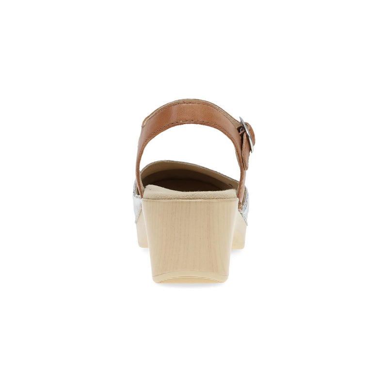 Heel image of Sam Silver/Tan Leather