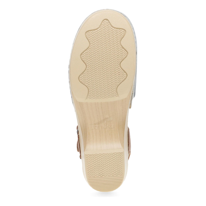 Bottom image of Sam Silver/Tan Leather