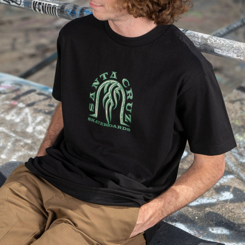 Santa Cruz Dressen Tribal Arch T-Shirt - Black