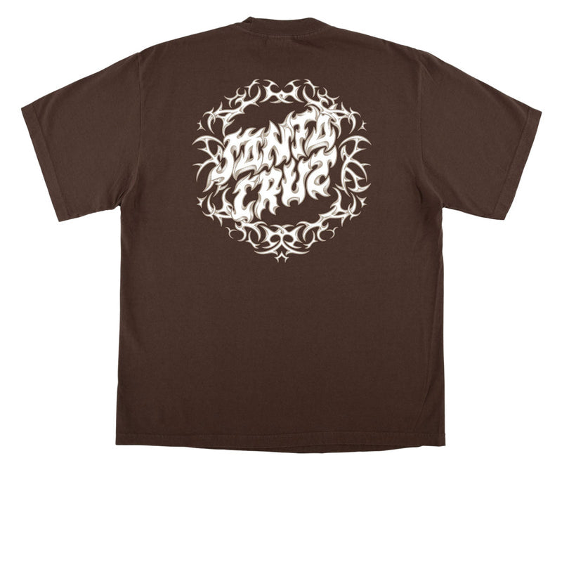 Santa Cruz Razor Dot Center T-Shirt - Mocha