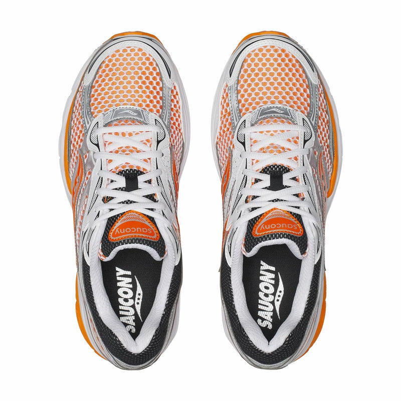 Saucony Men's ProGrid Omni 9 (White/Fuego)
