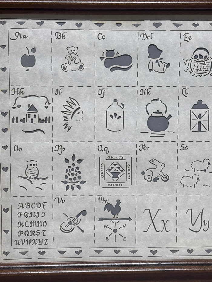 Scissor Cut Alphabet Art