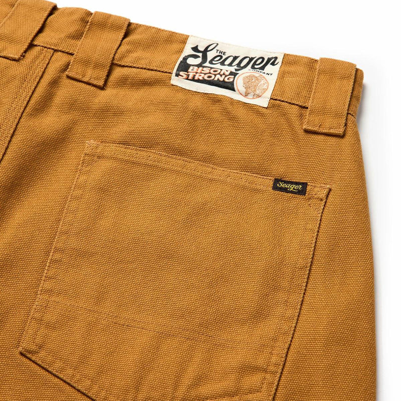 Seager Bison Canvas Shorts - Bronze
