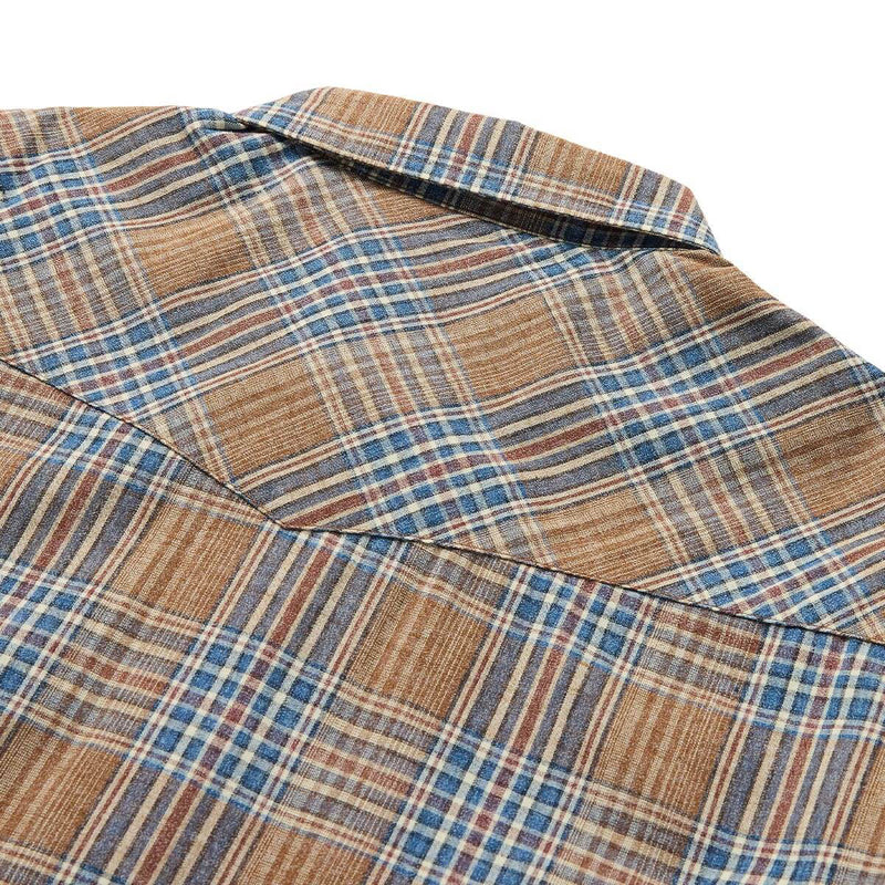 Seager Sawtoof Shirt - Faded Navy Plaid
