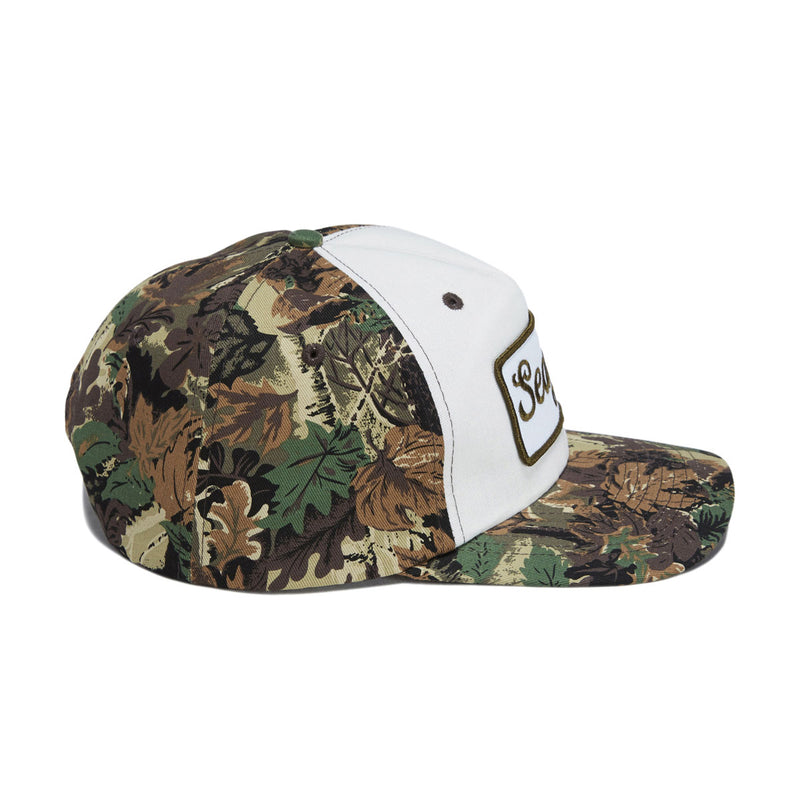 Seager Uncle Bill Snapback Hat - Camo/Cream