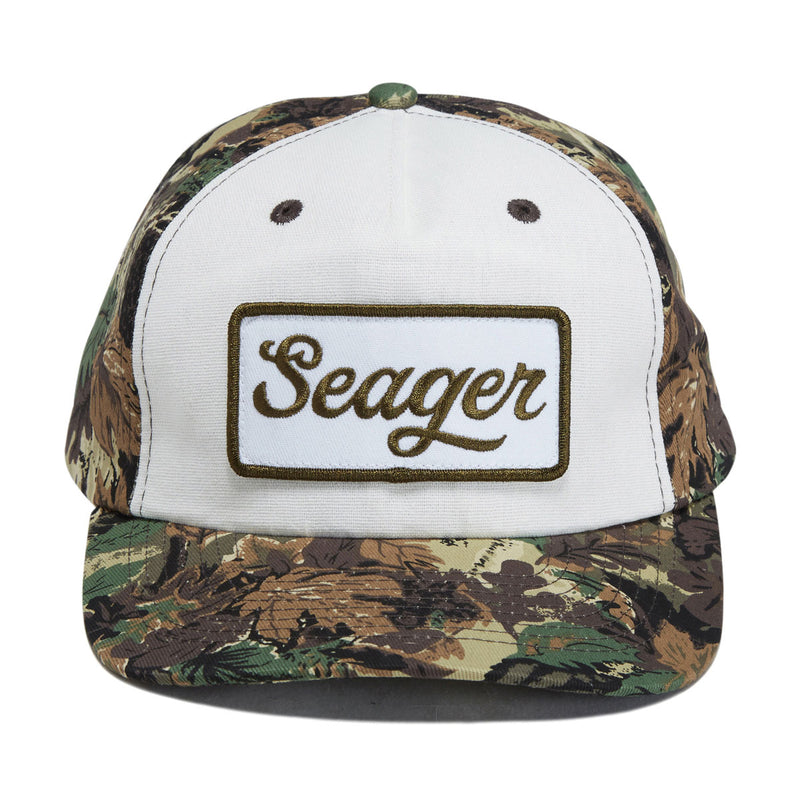 Seager Uncle Bill Snapback Hat - Camo/Cream