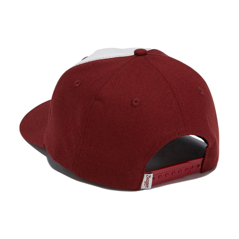 Seager Uncle Bill Snapback Hat - Red/White