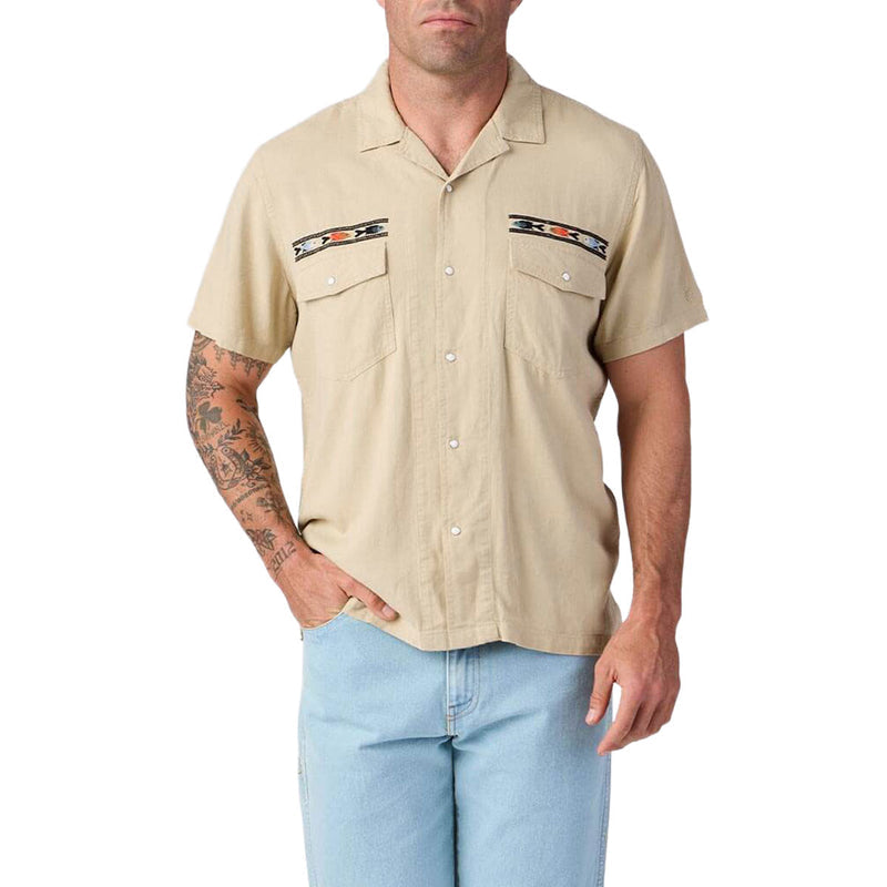 Seager Whippersnapper Embroidered Shirt - Dry Hay