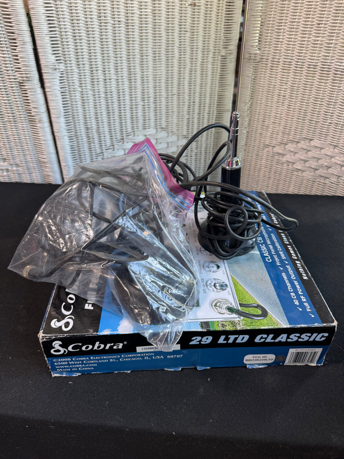 Sealed Cobra 29 LTD Classic CB Radio with RadioShack Mobile Magnetic Mount Antennae