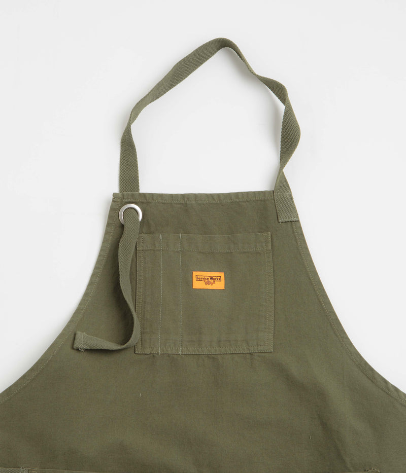 Service Works Canvas Apron in Olive