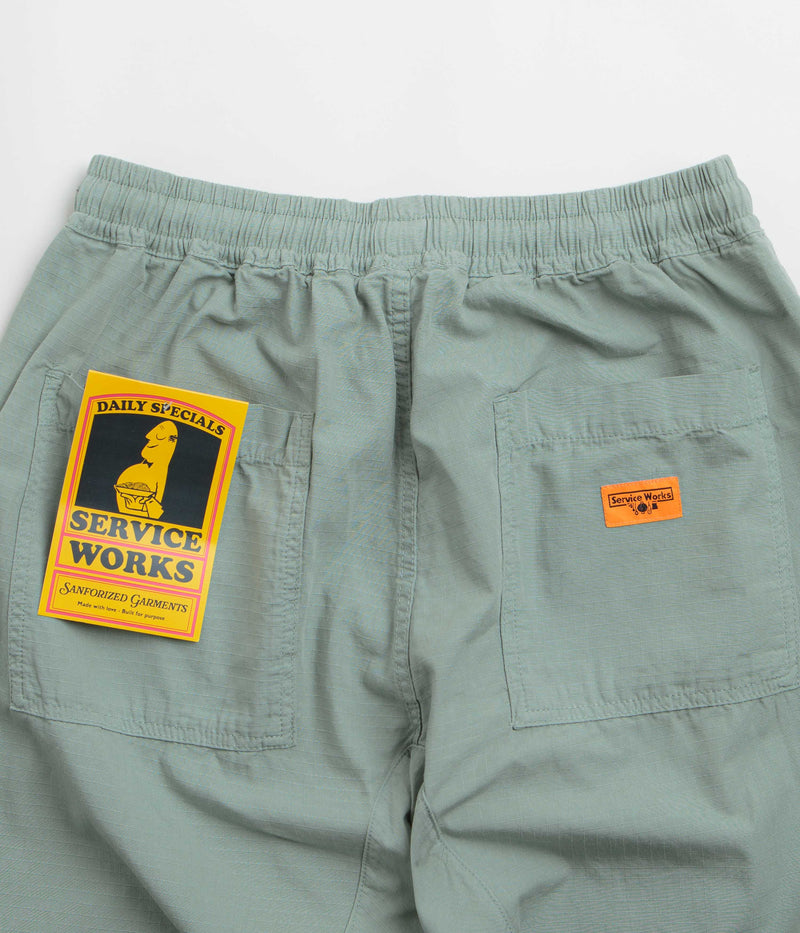 Service Works Ripstop Chef Pants in Sage