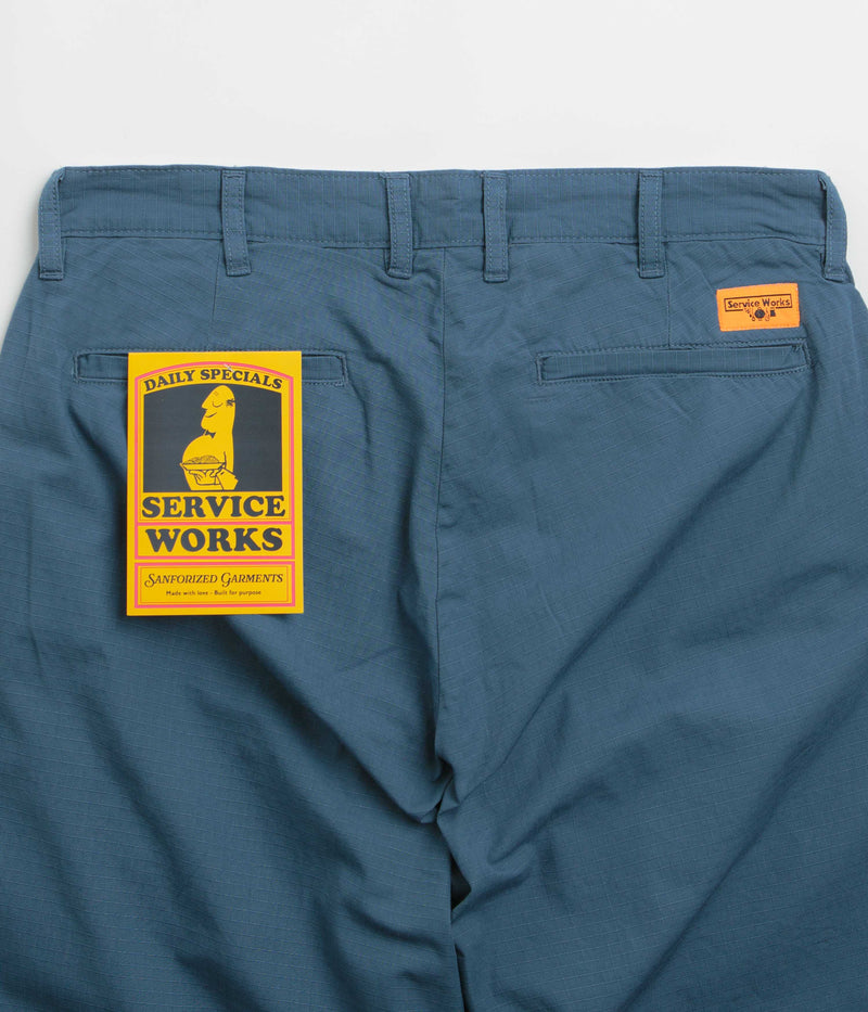 Service Works Ripstop Part Timer Pants in Ocean