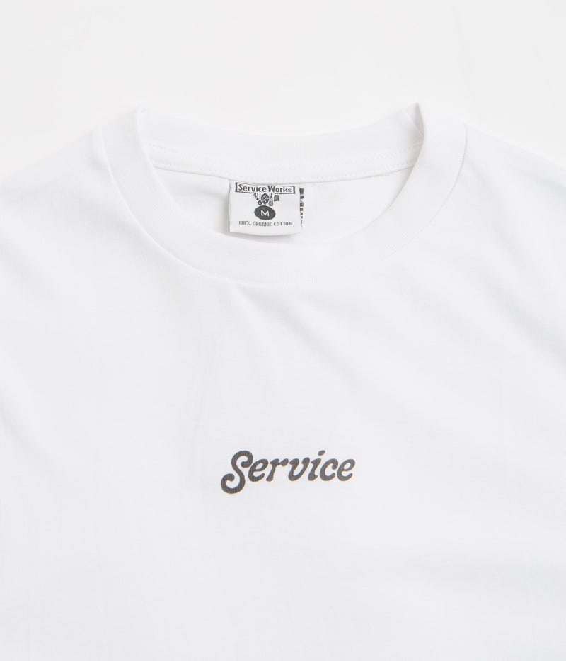 Service Works Service Logo T-Shirt in White