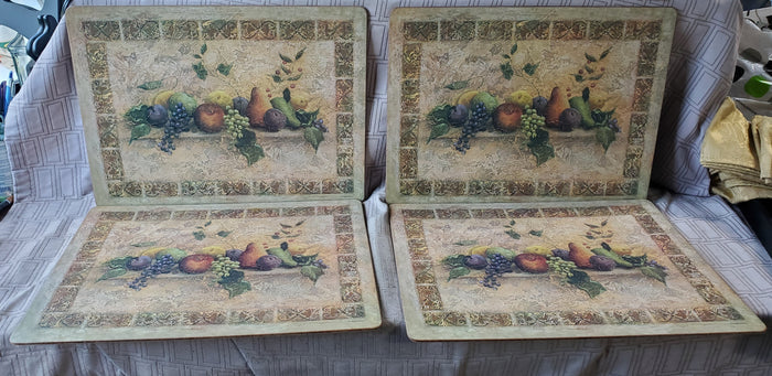 Set of 4 Pimpernell "Tuscan Palette" Placemats