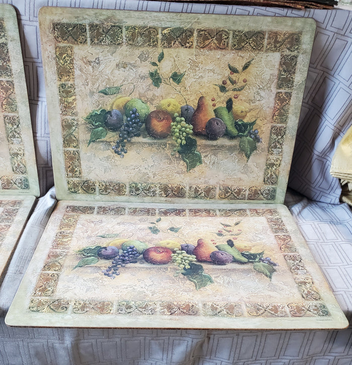 Set of 4 Pimpernell "Tuscan Palette" Placemats