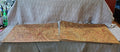 Set of 4 Red, Green, and Yellow Paisley Fabric Placemats