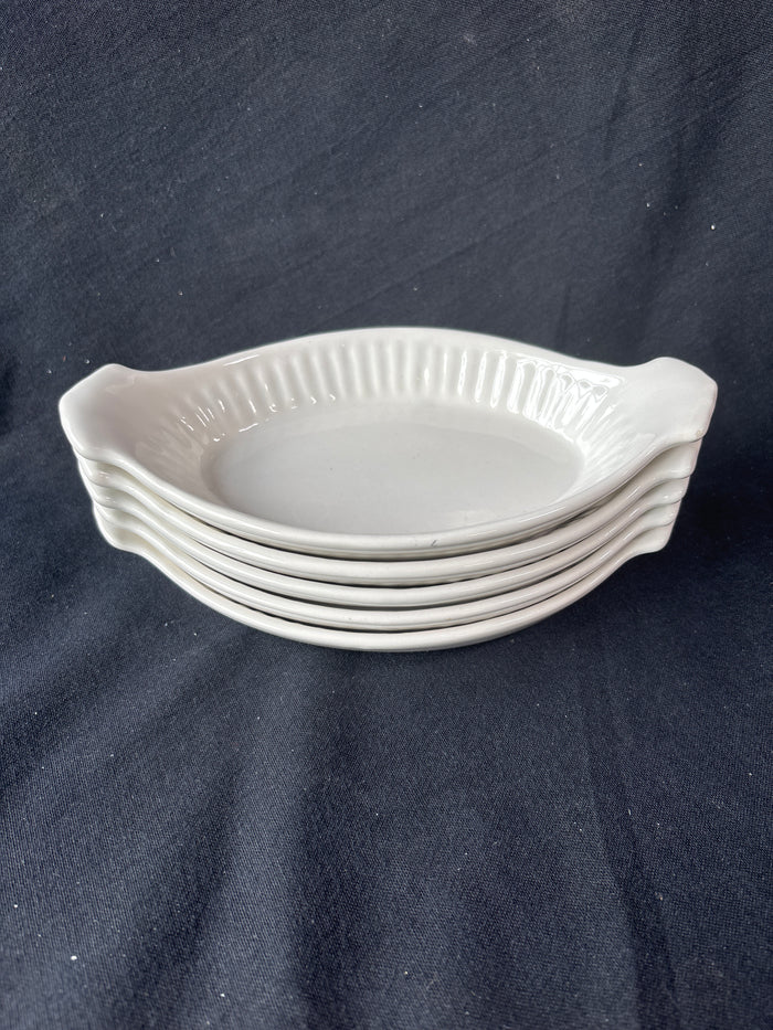 Set Of 5 California USA Oven-Proof-Bakeware Dishes Au Gratin Handles *Read Description*