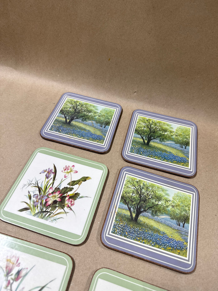 Set Of 6 Pimpernel Cork Back Coasters