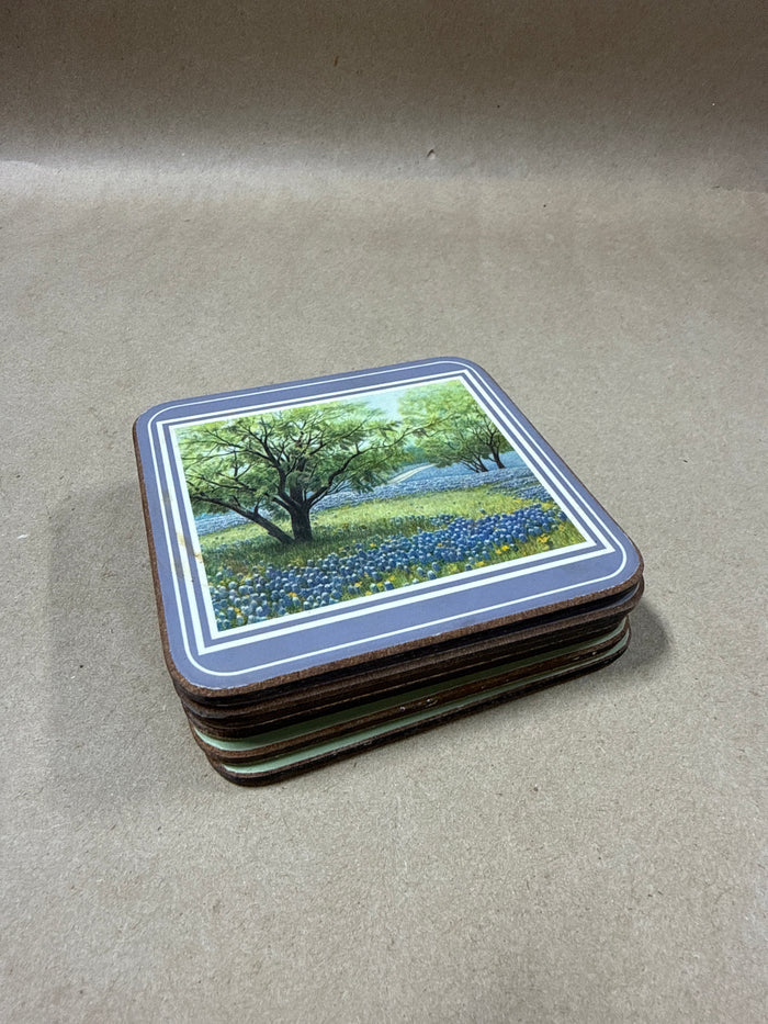 Set Of 6 Pimpernel Cork Back Coasters