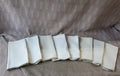 Set of 8 Scalloped Edge Fabric Napkins