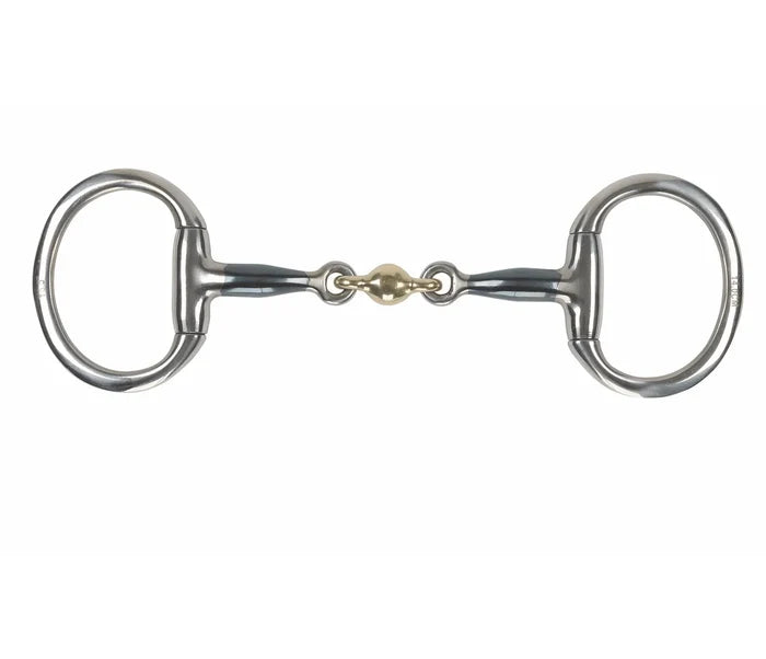 Shires Blue Sweet Flat Eggbutt with Lozenge Bit