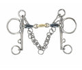 Shires Blue Sweet Iron Pelham with Brass Lozenge BIt