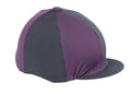 Shires Hat Silk- Black & Plum