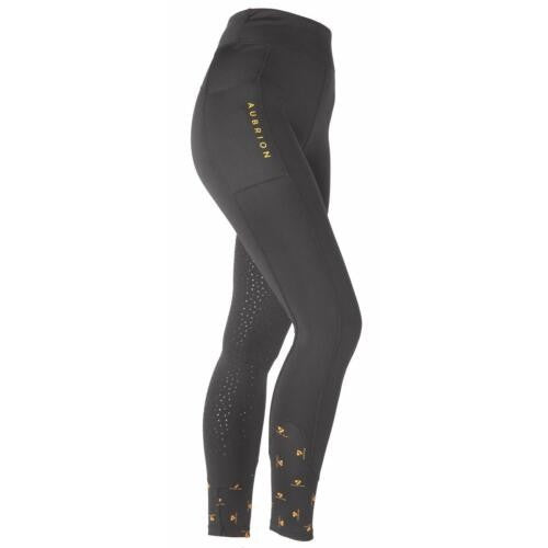 Shires Kid Porter Winter Tights- Black