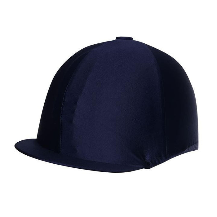 Shires Stretch Hat Silk Navy