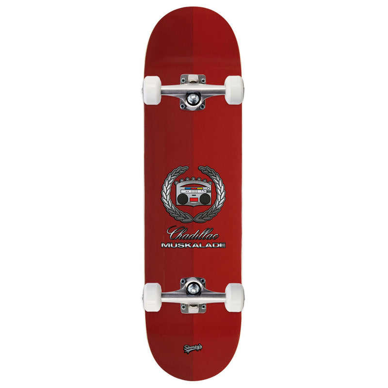 Shorty's Muskalade Skateboard Complete - Red - 8.25"