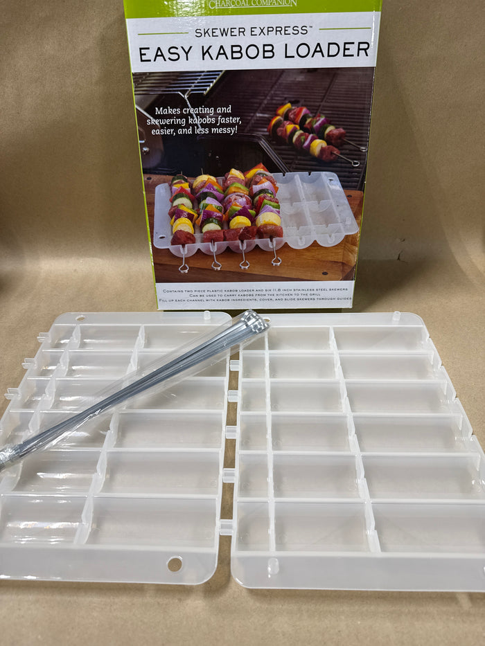 Skewer Express Easy Kabob Loader With Box - Appears Unused