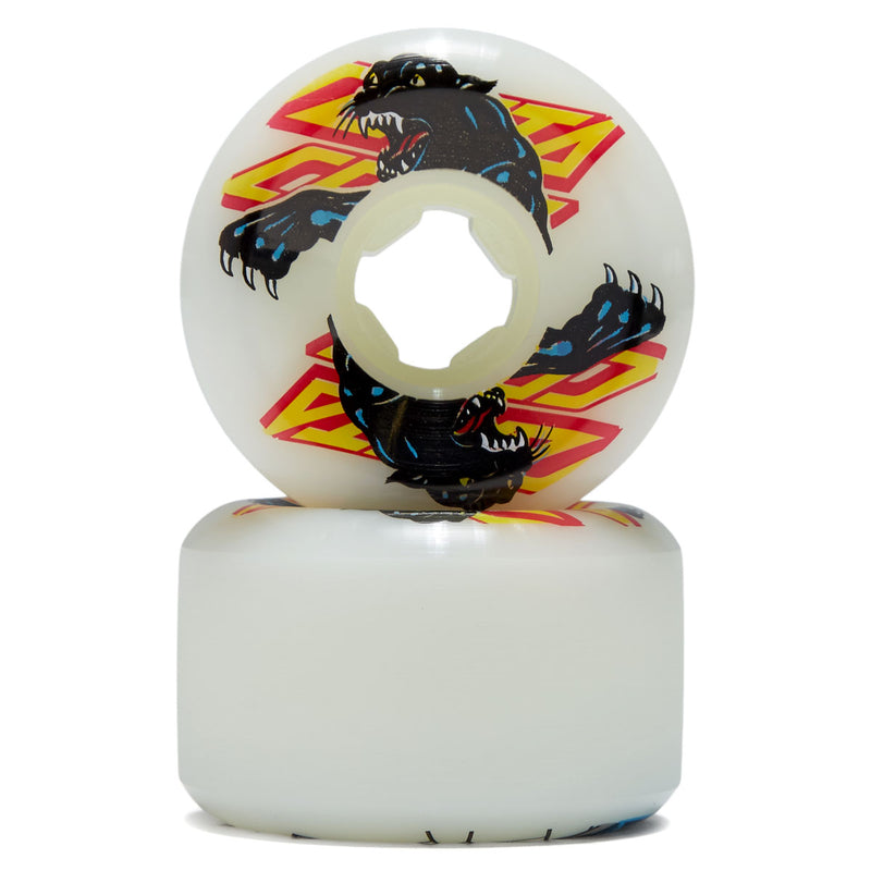 Slime Balls Natas Reissue Hardline 95a Skateboard Wheels - White - 54mm