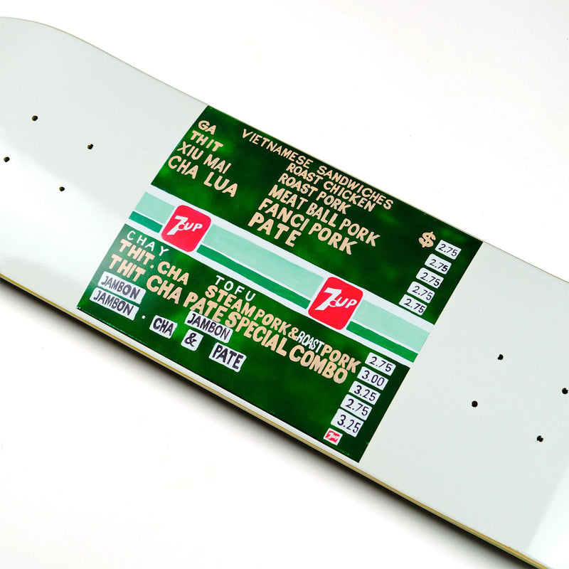 Snack Narvaez Saigon Menu Skateboard Deck - 8.38"