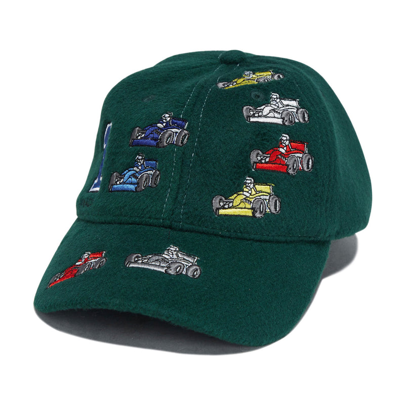 Snack Pole Position Hat - Green Wool