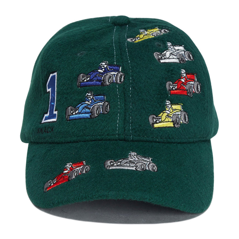 Snack Pole Position Hat - Green Wool