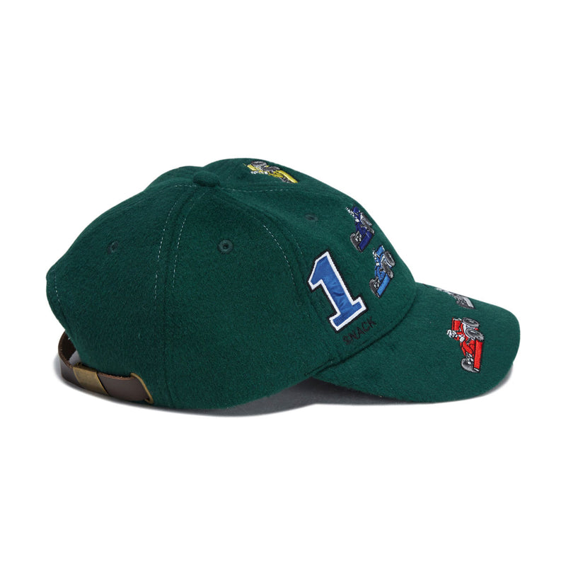 Snack Pole Position Hat - Green Wool