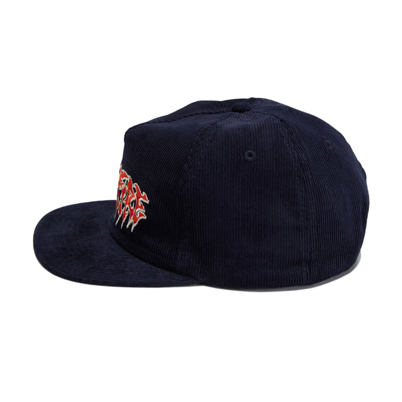 Spitfire Demon Script Hat - Navy/Red