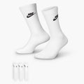 Sportswear Everyday Essential Crew Socks (3 Pairs) in White/Black