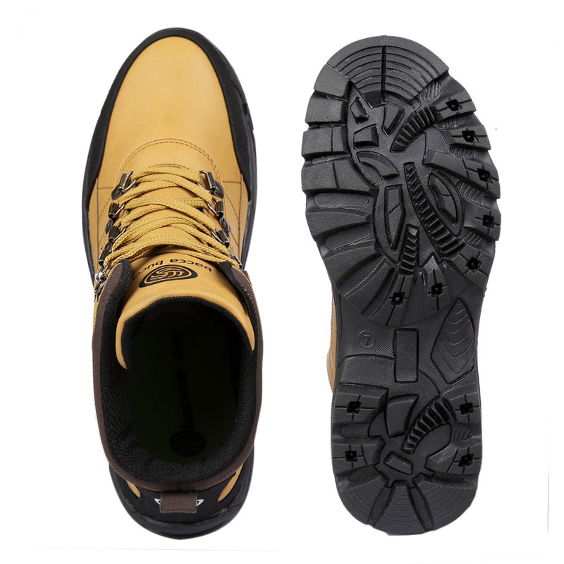 men snow boots, waterproof boots, high top ankle boots