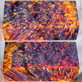 Stabilized box elder burl wood block