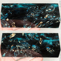 Stabilized box elder burl wood block