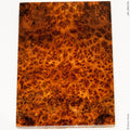 Stabilized golden amboyna burl wood panels