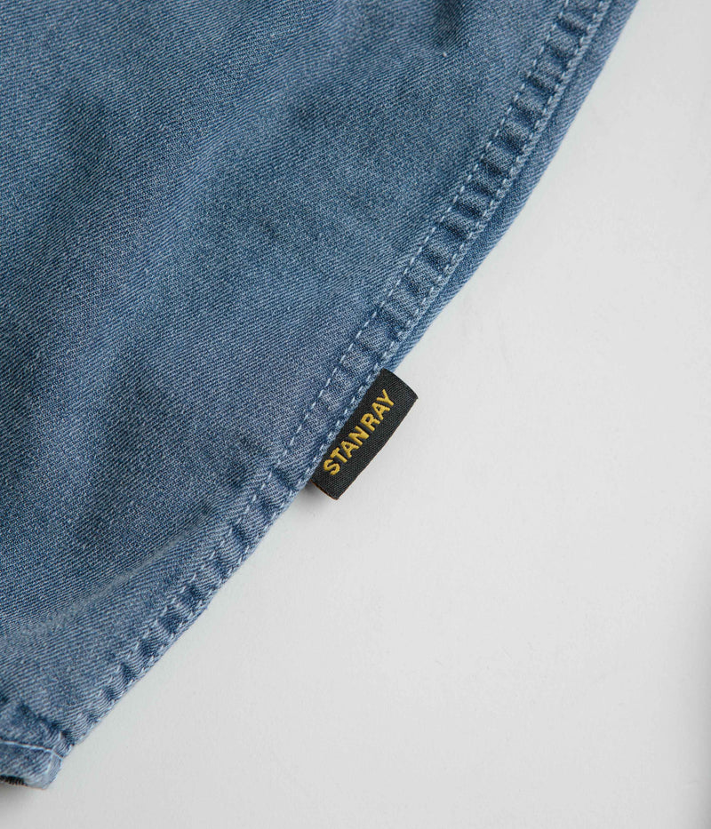 Stan Ray Chambray Shirt in Mid Wash Denim