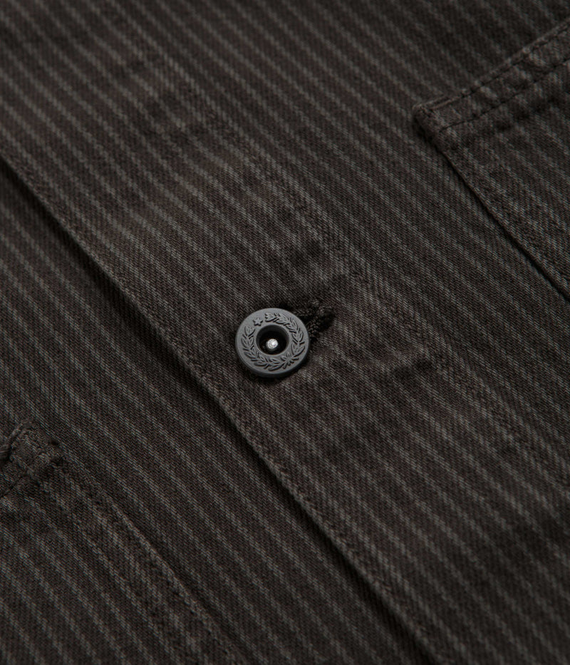 Stan Ray Coverall Jacket in Overdyed Charcoal Hickory