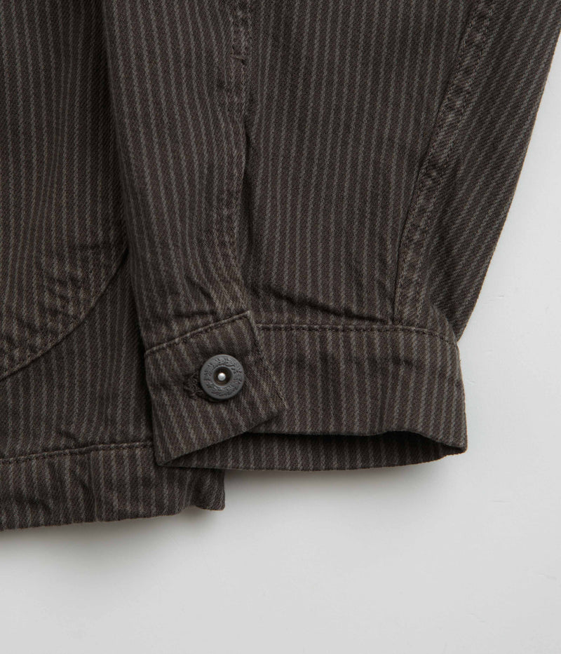 Stan Ray Coverall Jacket in Overdyed Charcoal Hickory