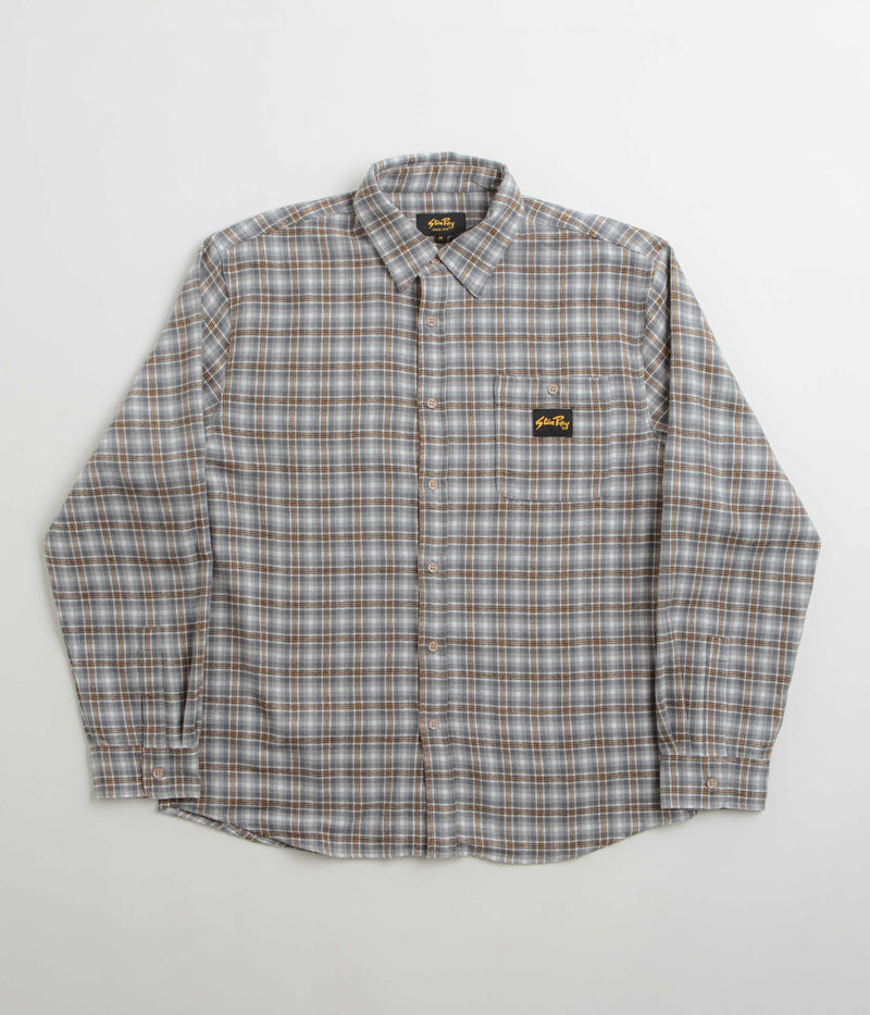 Stan Ray Flannel Shirt in Grey Plaid