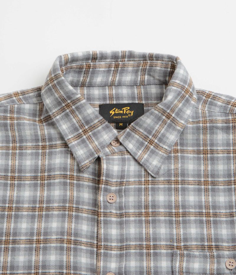 Stan Ray Flannel Shirt in Grey Plaid