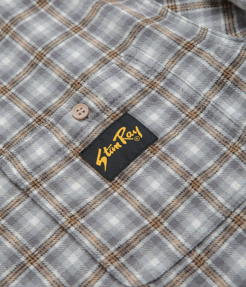 Stan Ray Flannel Shirt in Grey Plaid